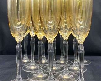 Iridescent Champagne Flutes