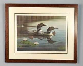 Loons Family Cruise Sam Timm Numbered Print