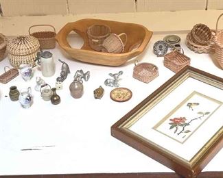 Miniature Baskets Household Items
