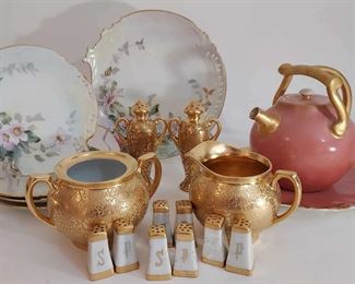 Pink And Gold Ton Tableware Featuring Rosenthal Bavaria