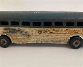 Vintage Greyhound Coast To Coast Cast Iron Bus