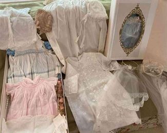 Vintage Little Girl Dresses And Christening Items