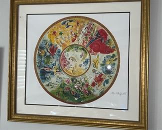 Marc Chagall PARIS OPERA CEILING Signed Limited Edition Large Lithograph print