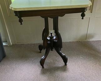 Eastlake Marbletop Side Table