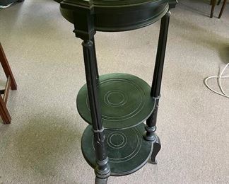 Ebony Plant Stand Ca. 1900 $275 2