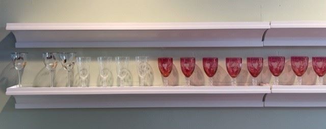 Shelving (glasses not being sold)