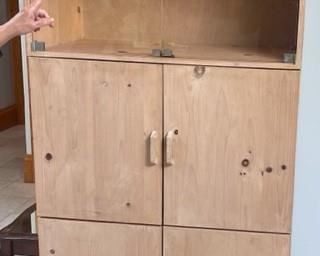 Glass Top, Storage/Bar Cabinet