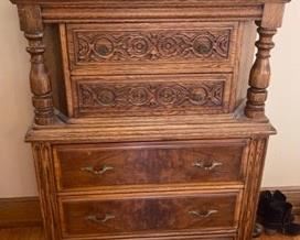 Antique Wood Dresser