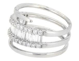 diamond platinum ring