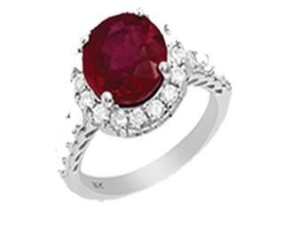 Ruby Diamond Ring