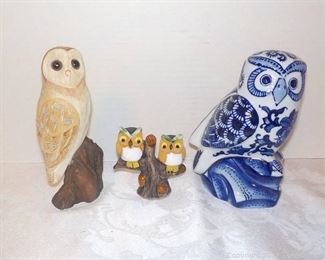 Eye Catching Trio of Owls