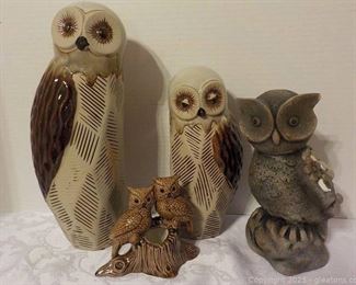 Mr and Mrs Owl and Their Friends