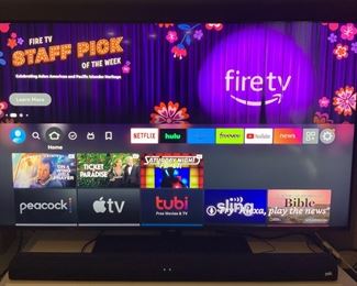 Samsung 44in TV with Polk Sound Bar