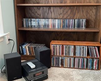 Sony CD Player and a Huge Lot of CDs