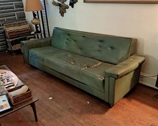 Mid-century sofa with some danage