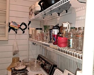 Vintage kitchen; Magic Chef washer and dryer