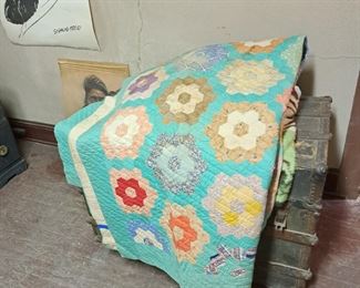 Hand-made quilt