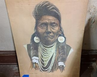 Portrait of Native American 