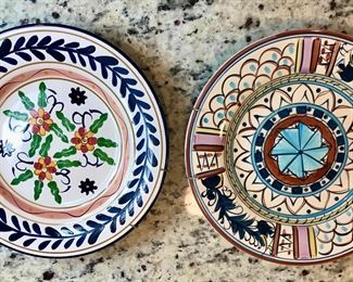 Sienna Hand Painted Plates 