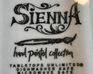 Sienna Hand Painted Plates 