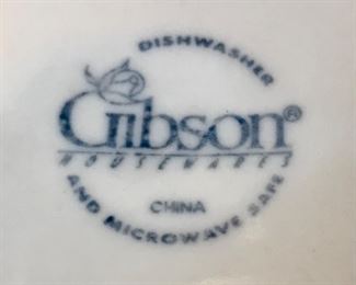 Gibson Dishes 