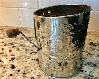 Vintage Bromwell's Measuring Sifter 