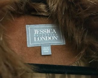 Jessica London's Faux Fur Cape 