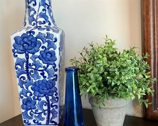 Vases and Faux Botanical Décor