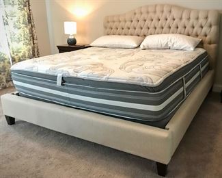 King Upholstered Bed 