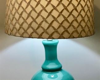Table Lamp and Small Figurine 