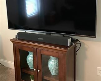 LG 55" Television and Vizio Sound Bar