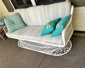 Spun Fiberglass Sofa $110