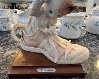 G Armani Cat in a shoe $35