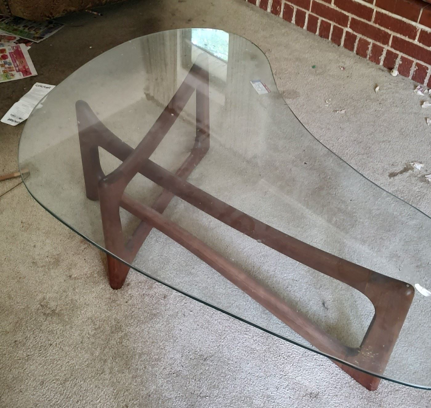 glass table