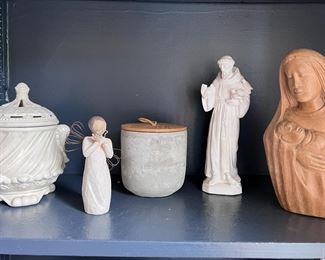 Assorted decor and figurines