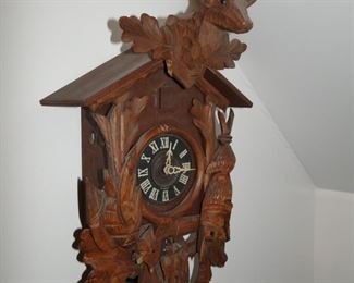 Deer Head cuckoo clock