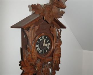 Deer Head cuckoo clock