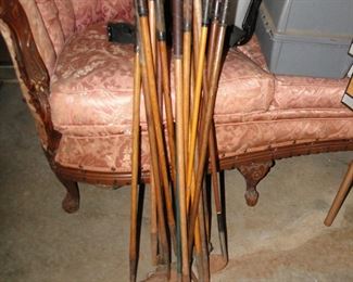 Old golf clubs