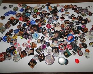 Rock and Roll pinback buttons
