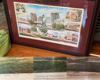 Visions of Greensboro by William Mangum, signed & numbered