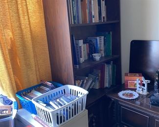 Some of the many books that fill this home 