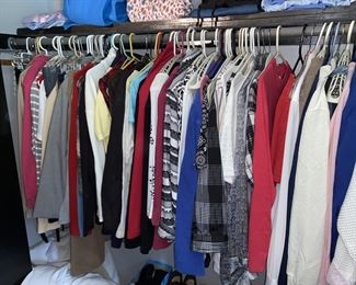 Variety of lady’s clothes