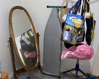 Full length mirror and drying rack 