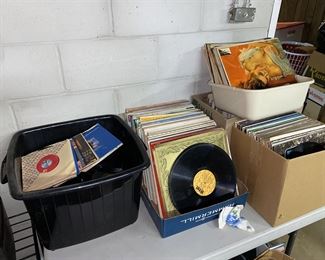 A taste of the vinyl records 