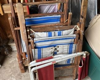 Vintage beach chairs 