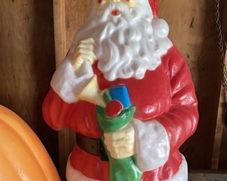 Blow mold Santa Claus