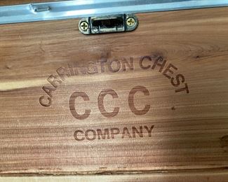 Carrington Chest Company cedar chest