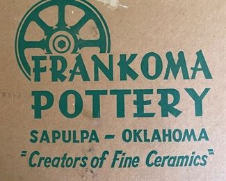 Original box for Frankoma pottery China set