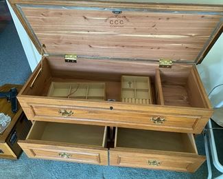 Interior Cedar chest