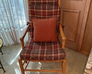 Vintage High Back Arm Chair